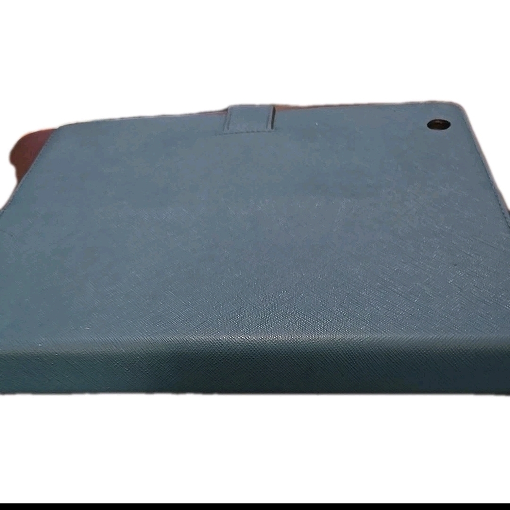 MICHAEL KORS IPAD/PAD CASE FOLIO BLUE/GREEN LEATHER - Picture 5 of 6